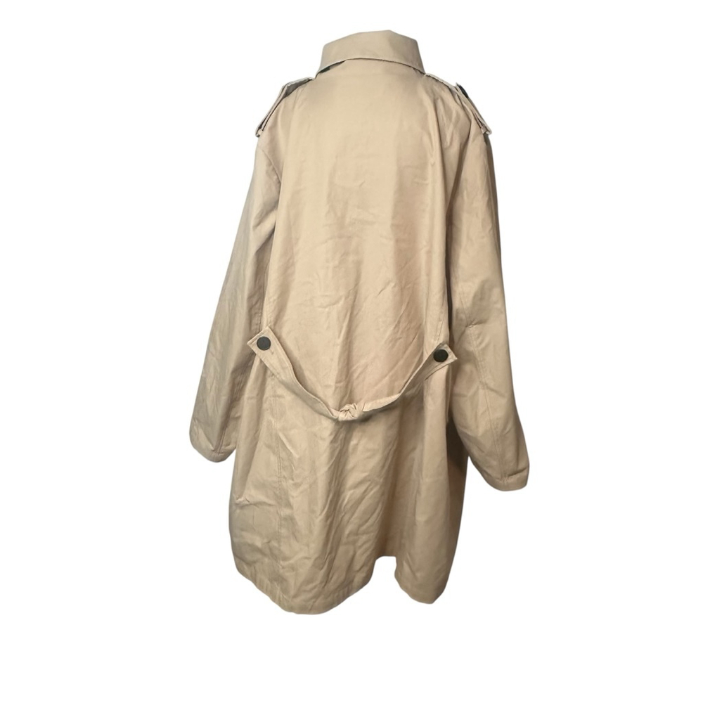 Universal Standard Derjon Doible Breasted Trench Coat Beige - Picture 4 of 7